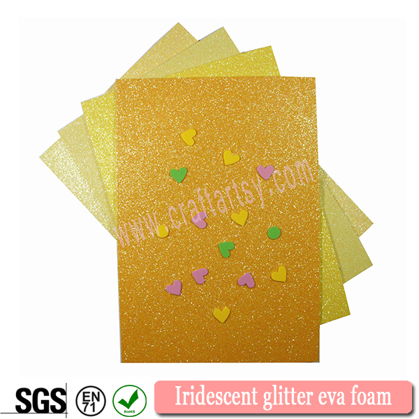 Whole sale Iridescent glitter eva foam sheets!